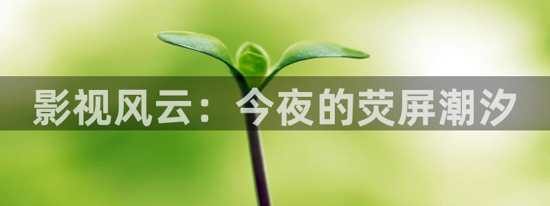 桔子影视app免费下载：影视风云：今夜的荧屏潮汐